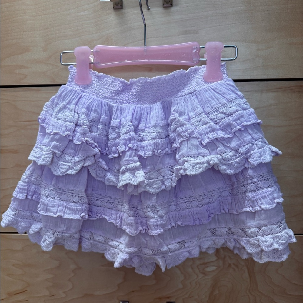 Lavender Ruffled Skirt